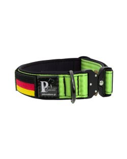 Dog Collar Tactical Clip made of Polyamide with Neoprene and Embroidery, 5 cm Wide - KI01011/45/50/LM/01