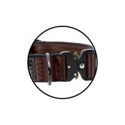 Dog Collar Tactical Clip made of Polyamide with Neoprene and Embroidery, 5 cm Wide – KI01011/55/50/BR/01