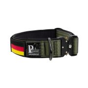 Dog Collar Tactical Clip made of Polyamide with Neoprene and Embroidery, 5 cm Wide – KI01011/55/50/KH/01