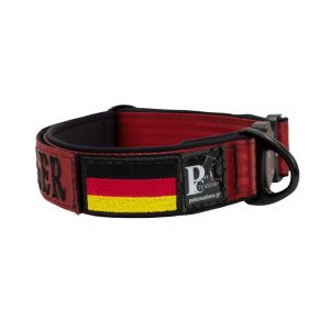 Collar de perro táctico de poliamida y neopreno con bordado, 5 cm de ancho – KI01011/70/50/DR/01