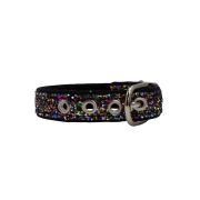 Dog Collar with Glitter Fabric 2cm Strap, and Neoprene Lining – KI01012/35/20/ML/01