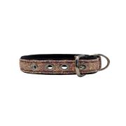 Dog Collar with Glitter Fabric 2cm Strap, and Neoprene Lining – KI01012/35/20/PI/01