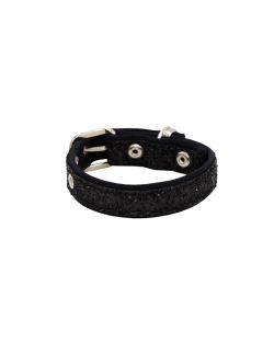 Collar de perro con correa de tela brillante de 2 cm y forro de neopreno - KI01012/45/20/BK/01