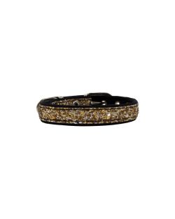 Collar de perro con correa de tela brillante de 2 cm y forro de neopreno - KI01012/45/20/GL/01