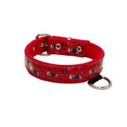 Dog Collar with Double Polyamide Straps and 4cm Neoprene Padding and embroidery – KI01014/75/40/P1/04