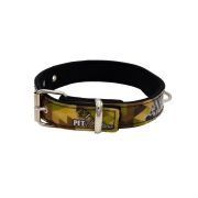 Collar de perro con impresión de vinilo y forro de neopreno (Camuflaje Malinois) – KI01019/70/50/P6/01