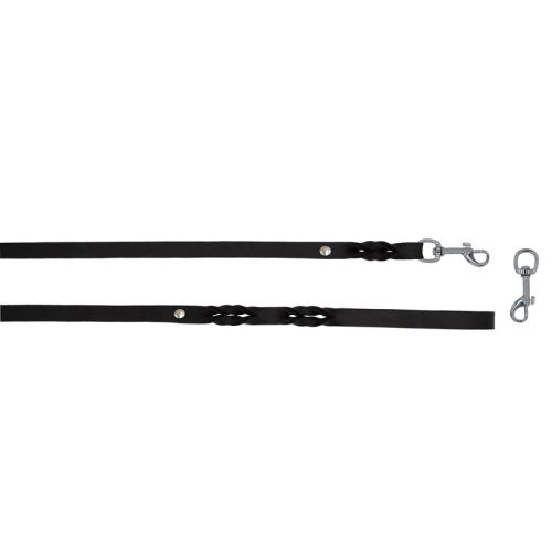 Correa renzada de cuero auténtico de 5 mm de grosor – OD01001/100/10/BK/00/K01