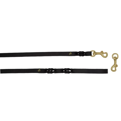 Correa renzada de cuero auténtico de 5 mm de grosor – OD01001/100/15/BK/00/K02