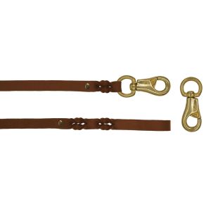 Braided leather guide made from genuine leather, 5mm thick – OD01001/100/20/BR/00/K06