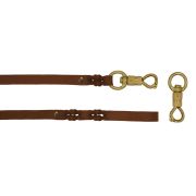 Braided leather guide made from genuine leather, 5mm thick – OD01001/100/20/BR/00/K08