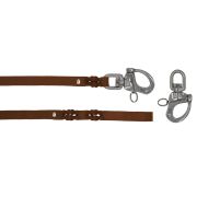 Braided leather guide made from genuine leather, 5mm thick – OD01001/100/20/BR/00/K10