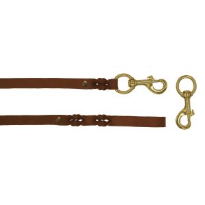 Braided leather guide made from genuine leather, 5mm thick – OD01001/100/20/BR/00/K11