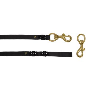 Braided leather guide made from genuine leather, 5mm thick – OD01001/120/20/BK/00/K04
