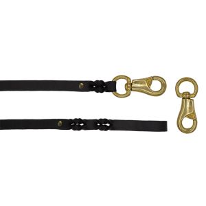 Braided leather guide made from genuine leather, 5mm thick – OD01001/120/20/BK/00/K06