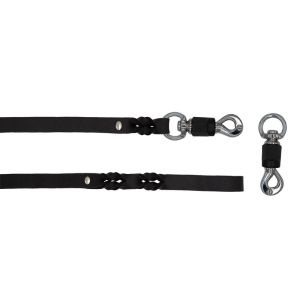 Braided leather guide made from genuine leather, 5mm thick – OD01001/120/20/BK/00/K07