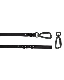 Braided leather guide made from genuine leather, 5mm thick - OD01001/120/20/BK/00/k15