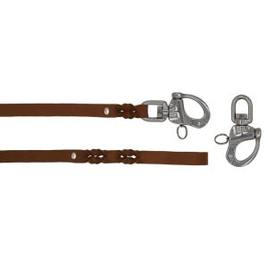 Braided leather guide made from genuine leather, 5mm thick – OD01001/120/20/BR/00/K10