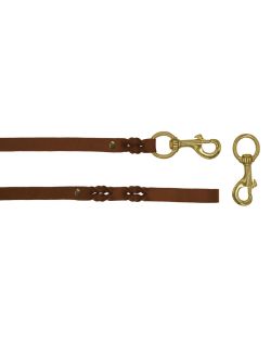 Braided leather guide made from genuine leather, 5mm thick - OD01001/120/20/BR/00/K11