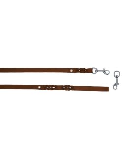 Correa renzada de cuero auténtico de 5 mm de grosor - OD01001/150/15/BR/00/K01