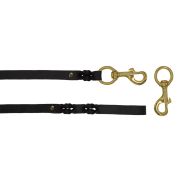 Braided leather guide made from genuine leather, 5mm thick – OD01001/150/20/BK/00/K11
