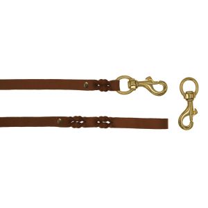 Braided leather guide made from genuine leather, 5mm thick – OD01001/150/20/BR/00/K04