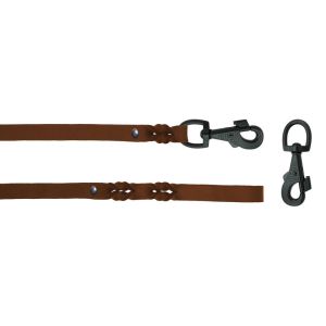Braided leather guide made from genuine leather, 5mm thick – OD01001/150/20/BR/00/K13