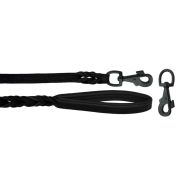 Braided leather guide made from genuine leather, 5mm thick, featuring leather backing – OD01002/100/20/BK/01/K13