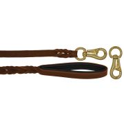 Correa trenzada de cuero auténtico de 5 mm de grosor. Incluye forro de cuero. – OD01002/100/20/BR/01/K06