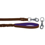 Correa trenzada de cuero auténtico de 5 mm de grosor. Incluye forro de cuero. – OD01002/100/20/BR/07/K03