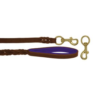 Braided leather guide made from genuine leather, 5mm thick, featuring leather backing – OD01002/100/20/BR/07/K11