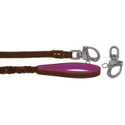 Correa trenzada de cuero auténtico de 5 mm de grosor. Incluye forro de cuero. – OD01002/100/20/BR/13/K10