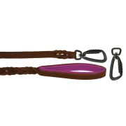 Correa trenzada de cuero auténtico de 5 mm de grosor. Incluye forro de cuero. – OD01002/100/20/BR/13/K15