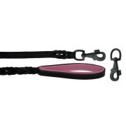 Braided leather guide made from genuine leather, 5mm thick, featuring leather backing – OD01002/120/20/BK/10/K13