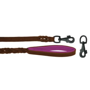 Braided leather guide made from genuine leather, 5mm thick, featuring leather backing – OD01002/120/20/BR/13/K13