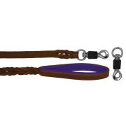 Braided leather guide made from genuine leather, 5mm thick, featuring leather backing – OD01002/150/20/BR/07/K07