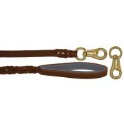 Correa trenzada de cuero auténtico de 5 mm de grosor. Incluye forro de cuero. – OD01002/150/20/BR/12/K06