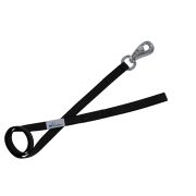Polypropylene Leash with Woven Rubber Traces – OI01004/100/25/BK/00/K05