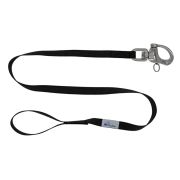 Polypropylene Leash with Woven Rubber Traces – OI01004/120/25/BK/00/K10