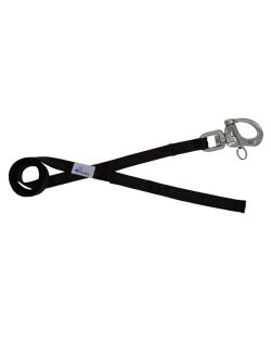 Guide Leash made of Polyamide 2.5 cm - OI01006/100/25/BK/00/K10