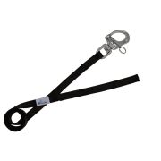 Correa guía de poliamida de 2,5 cm – OI01006/100/25/BK/00/K10