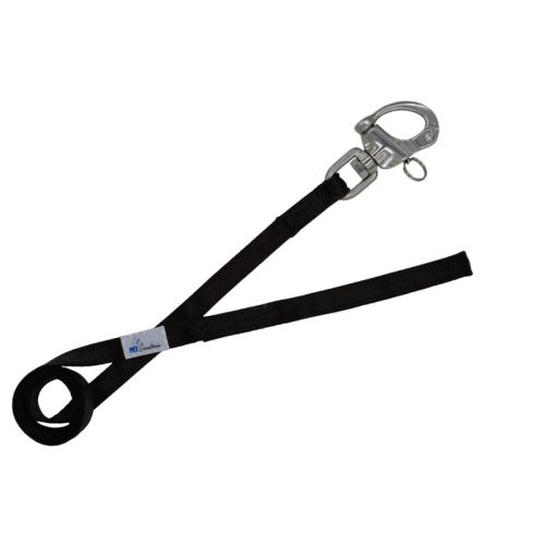 Correa guía de poliamida de 2,5 cm – OI01006/100/25/BK/00/K10
