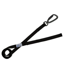 Correa guía de poliamida de 2,5 cm – OI01006/120/25/BK/00/K15