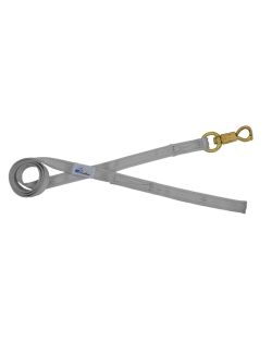 Correa guía de poliamida de 2,5 cm - OI01006/150/25/GY/00/K08