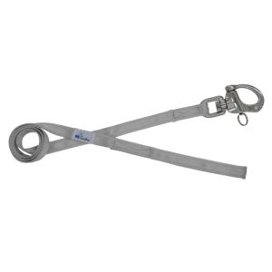 Correa guía de poliamida de 2,5 cm – OI01006/150/25/GY/00/K10