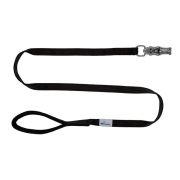 Polyamide Guide Leash and Neoprene 2.5 cm – OI01007/100/25/BK/01/K09