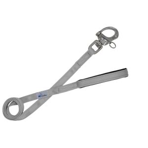 Correa de poliamida y neopreno de 2,5 cm – OI01007/100/25/GY/01/K10