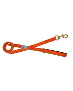 Polyamide Guide Leash and Neoprene 2.5 cm - OI01007/150/25/OR/01/K04
