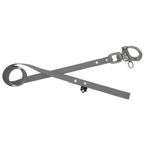Correa impermeable para perros con celdas pequeñas – 100% resistente al agua y a las bacterias – OI01009/100/20/GY/00/K10