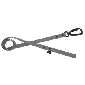 Correa impermeable para perros con celdas pequeñas – 100% resistente al agua y a las bacterias – OI01009/150/20/GY/00/K15