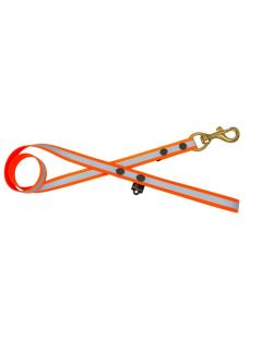Correa impermeable de perrocreflectante - 100% resistente al agua y a las bacterias - OI01010/100/25/OR/00/K04